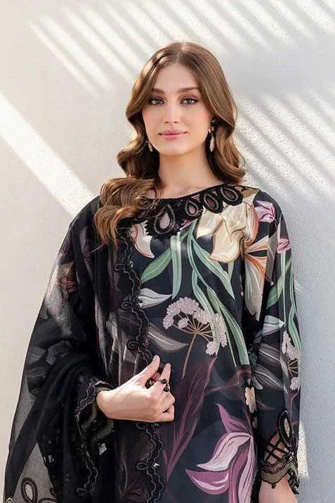 BAROQUE Embroidered Printed Lawn Suit - Memon Clothes